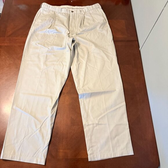 Covington Mens Chino Pants 38x34 Alabaster Cotton - Picture 1 of 12
